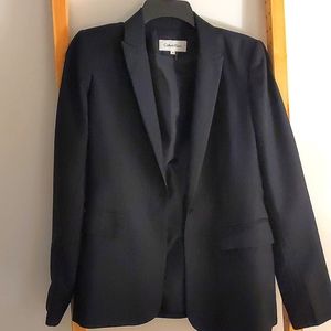 Calvin Klein Pinstripe Blazer Jacket Size 4
